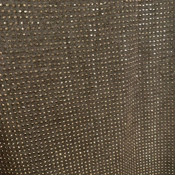 NWT VOCAL Charcoal (Platinum) rhinestone tank size XLARGE. Gorgeous & versatile - Picture 3 of 8